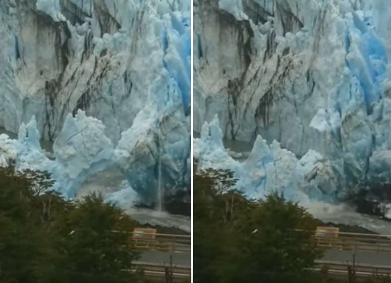 Se rompió el puente de hielo del glaciar Perito Moreno | Actualidad