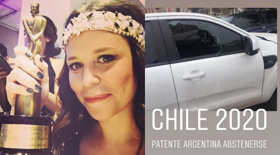 Le rompieron el auto a una periodista gastronómica mendocina en Chile: "No vengan" | Actualidad