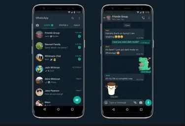 Finalmente llegó el modo oscuro de WhatsApp | Tecno