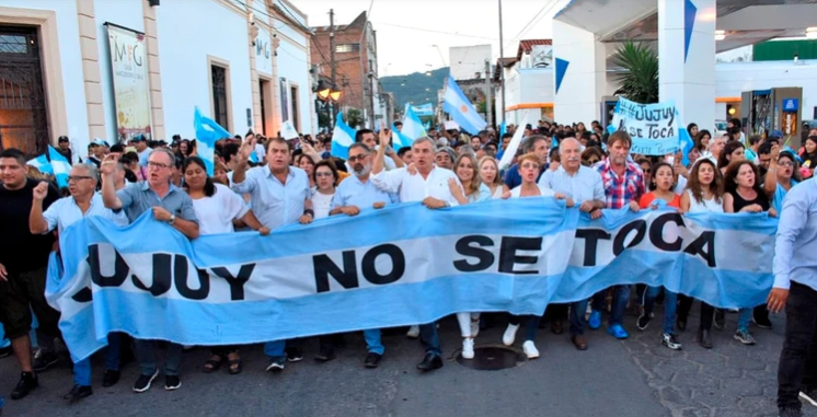 Jujuy: Una multitud marchó en contra del proyecto de intervenir la Justicia | Política