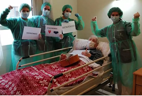 Coronavirus: un hombre de 98 años se recuperó y volvió a su casa | Internacionales