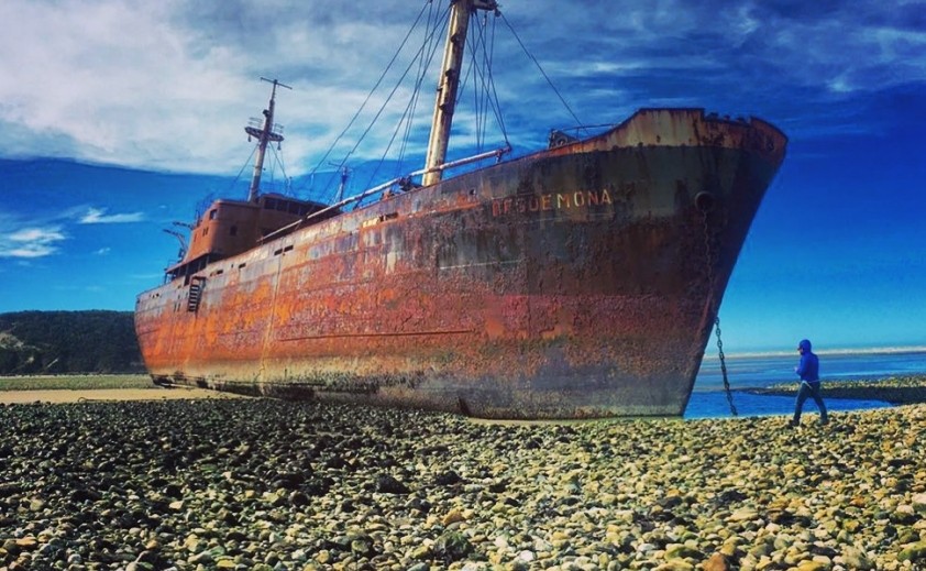 En plena cuarentena, roban anclas de 1600 kilos de un barco varado en Tierra del Fuego | Actualidad