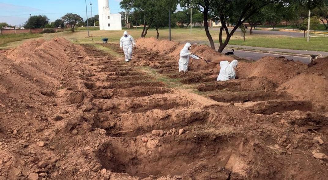 Cavaron cientos de tumbas en el cementerio de Córdoba para las víctimas de coronavirus | Actualidad