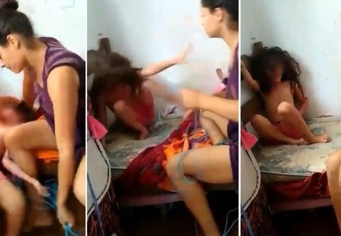 Video: una mujer torturó con un cable a su hija de 7 años | Internacionales