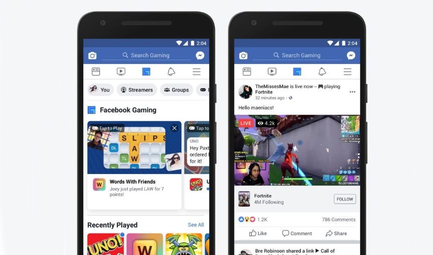 Facebook presentó una app de transmisión gaming para competir con Twitch y YouTube | Tecno