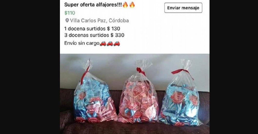 Vendían por Facebook los alfajores donados a merenderos de Carlos Paz | Actualidad