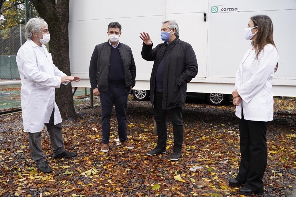 Alberto Fernández se mostró por primera vez con barbijo | Política