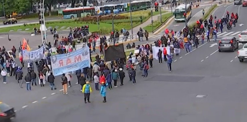 Manifestación en el Obelisco, con distanciamiento | Política