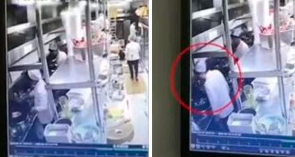 Video de terror: el chef que cocinaba sin barbijo y escupió la comida | Curiosidades