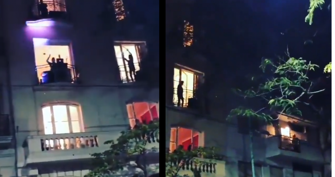 El DJ que divide a los vecinos de Recoleta: pone música desde su balcón en plena cuarentena | Actualidad
