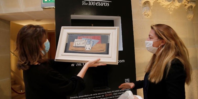 Ganó una obra de Picasso en una rifa internacional | Internacionales