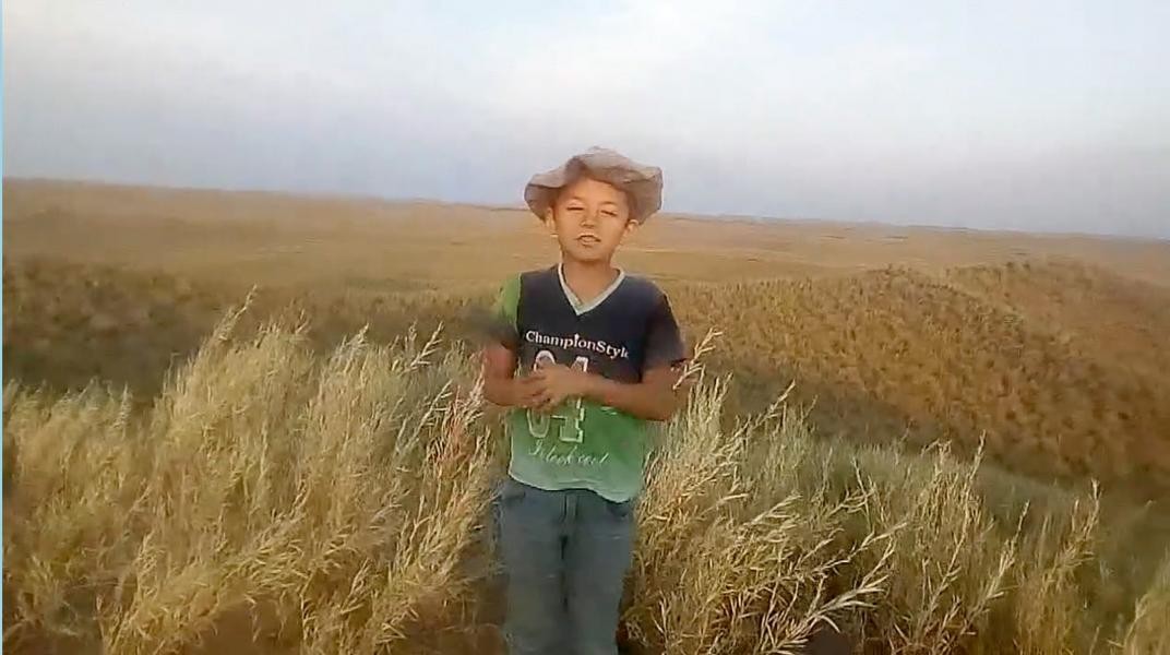 El nene que vive en el campo y va hasta una loma para tener señal de internet y mandar sus tareas | Actualidad