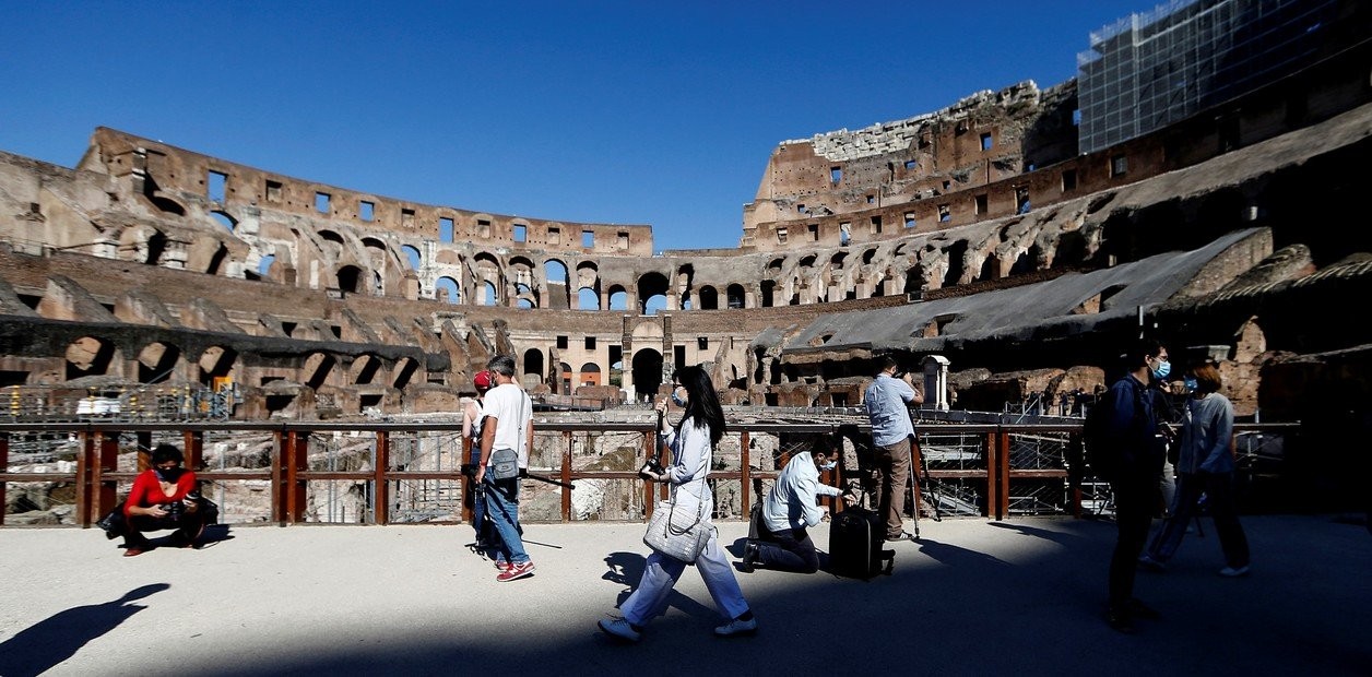 "Nueva normalidad": reabrió el Coliseo romano en Italia | Internacionales