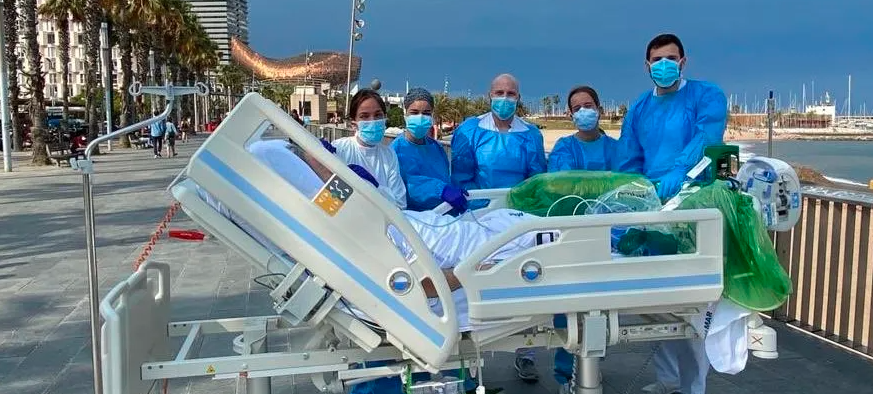El sueño cumplido de un paciente de coronavirus tras pasar dos meses en terapia intensiva: "Ver el mar" | Internacionales