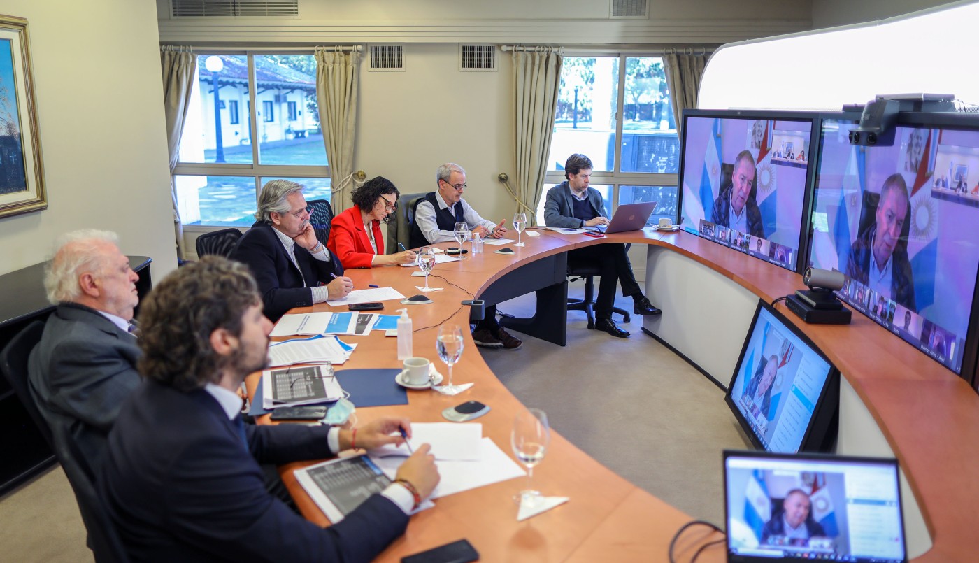 El Presidente, a los gobernadores: "es falso que esté superada" la situación del coronavirus | Política