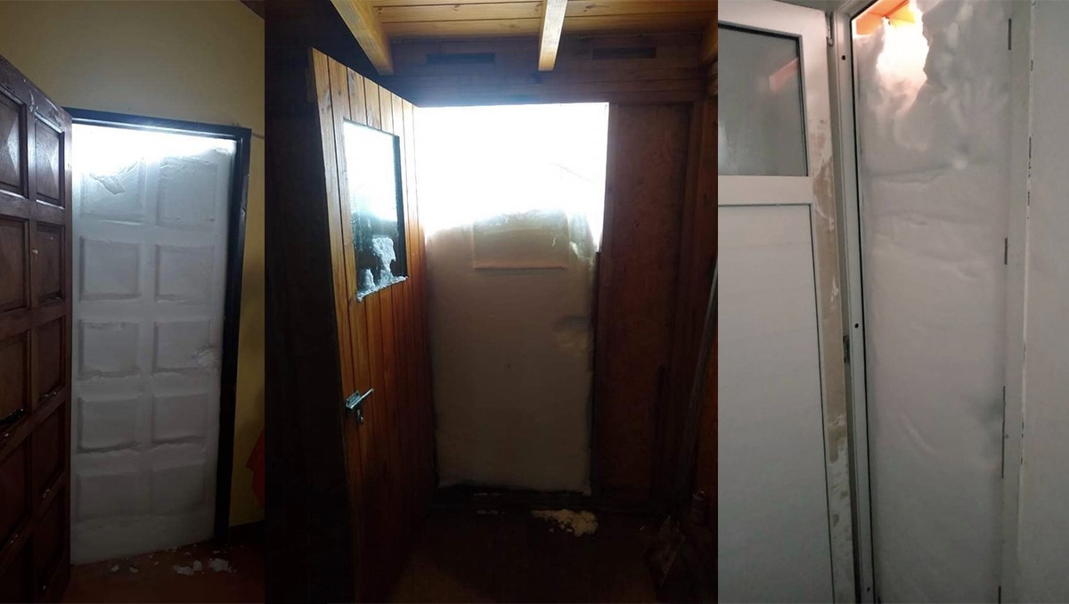 Fotos: la nieve les tapó las puertas de sus casas | Actualidad