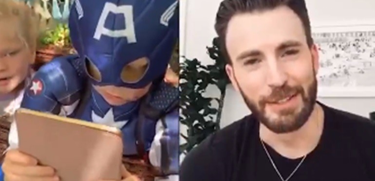 Video: el mensaje del Capitán América para el nene que salvó a su hermana del ataque de un perro | Curiosidades