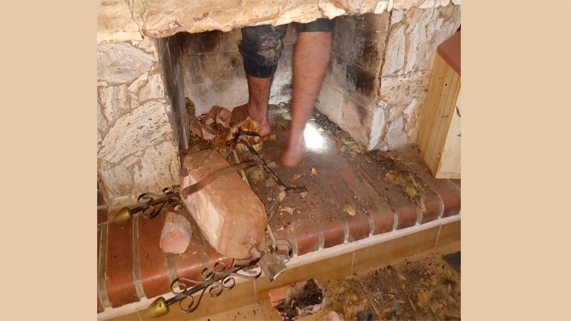 Se metió a robar en una casa y quedó atascado en el hueco de la estufa: lo detuvieron | Actualidad