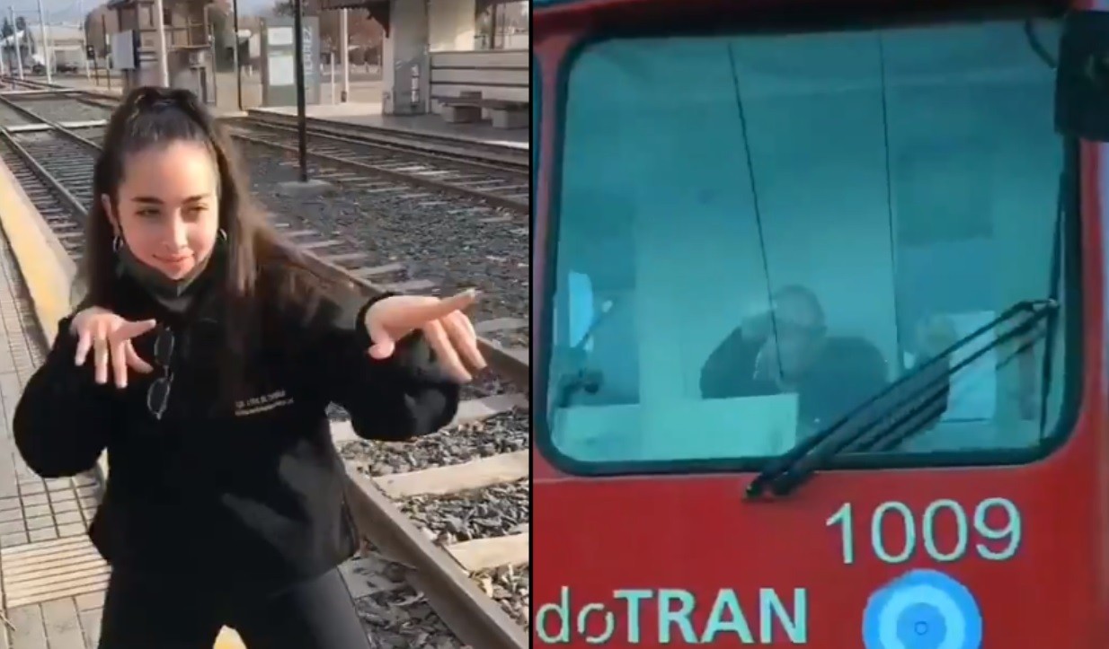 Una guarda de Metrotranvía publicó un video bailando en TikTok y la castigaron | Redes