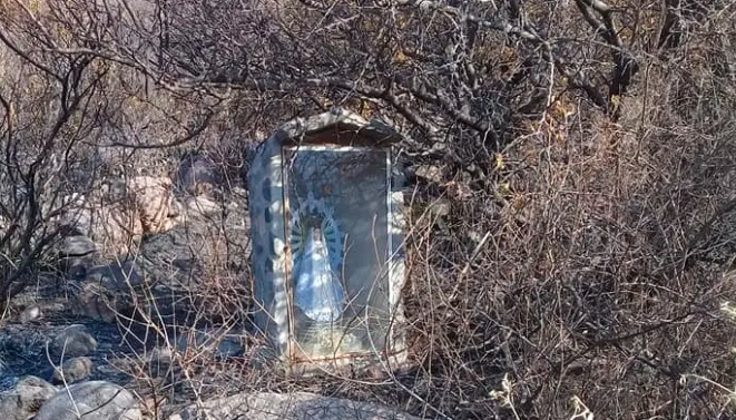 Hallaron una Virgen de Luján intacta en medio de los incendios de Córdoba | Actualidad