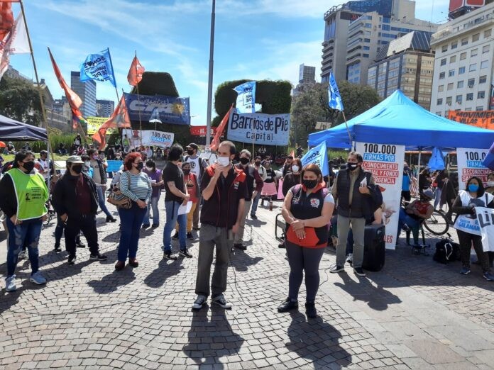 Con ollas populares, reclaman reconocimiento a quienes trabajan en comedores | Actualidad