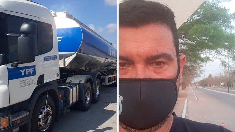 Un camionero fue papá y hace 3 meses que no puede volver a su casa para conocer a su bebé | Actualidad