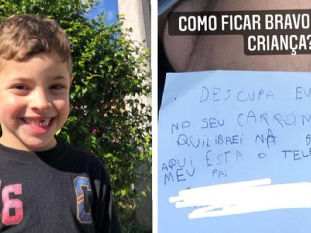 Un nene rayó un auto con su bicicleta y el mensaje que le dejó al dueño se convirtió en viral | Internacionales