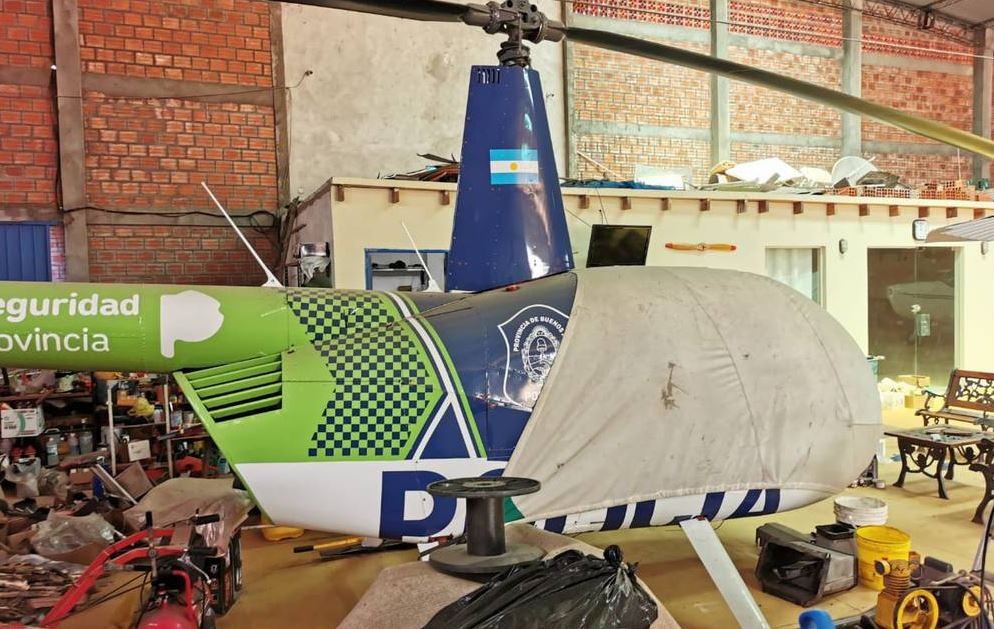 Encuentran un helicóptero de la Policía Bonaerense durante un allanamiento en Paraguay | Actualidad