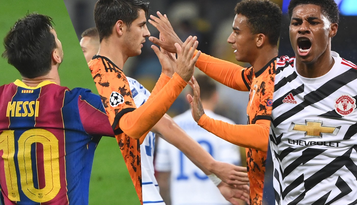 Volvió la Champions League: Barcelona goleó y también ganaron Juventus y Manchester United | Deportes