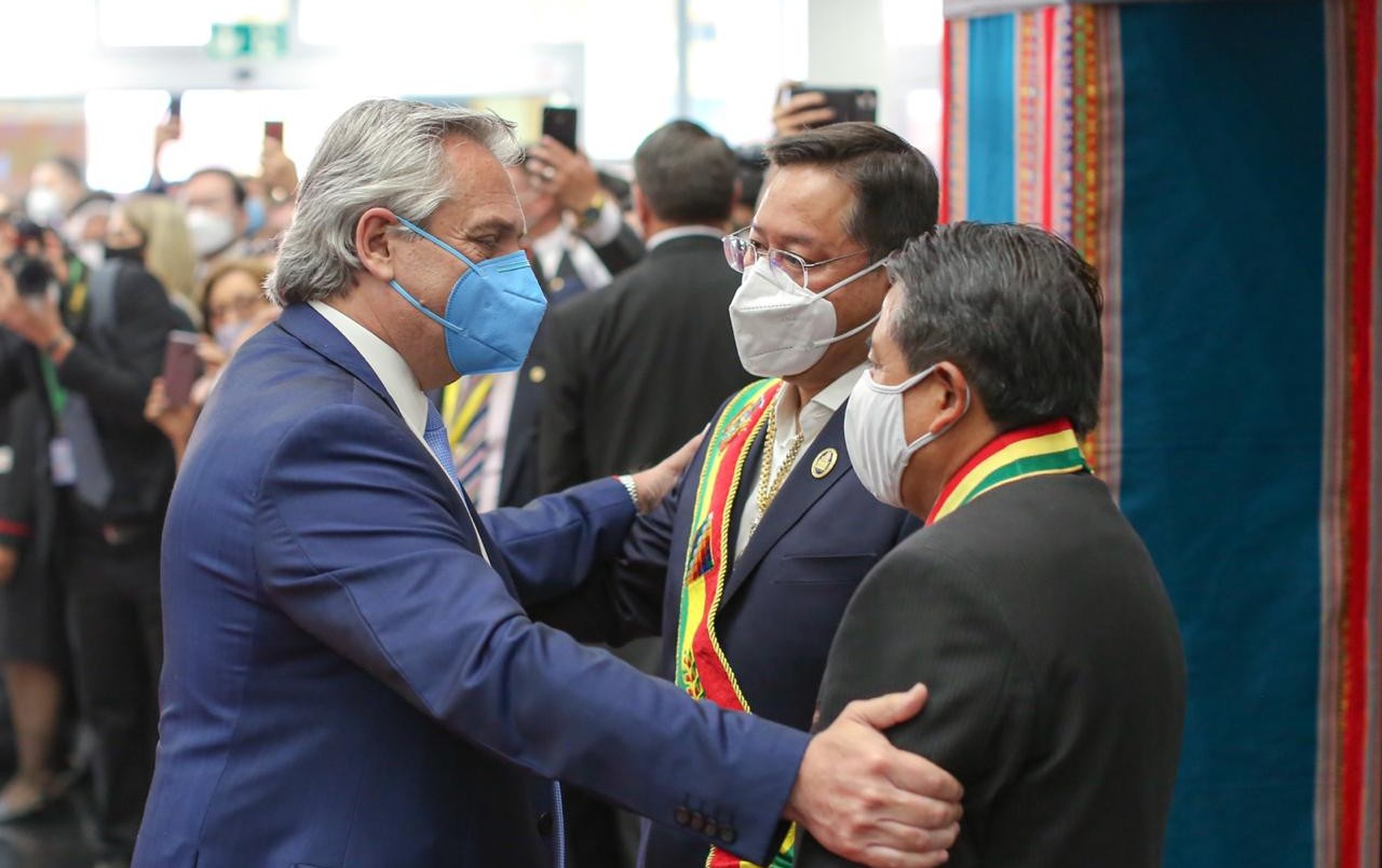 Alberto Fernández en la asunción de Arce: "Bolivia recupera la democracia" | Política