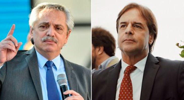 Sorpresivo viaje de Alberto Fernández a Uruguay para reunirse con Lacalle Pou | Política