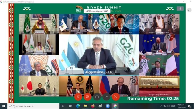 Fernández ante el G20: "Hay una gran oportunidad para que cambiemos el modo en que el mundo funciona" | Política