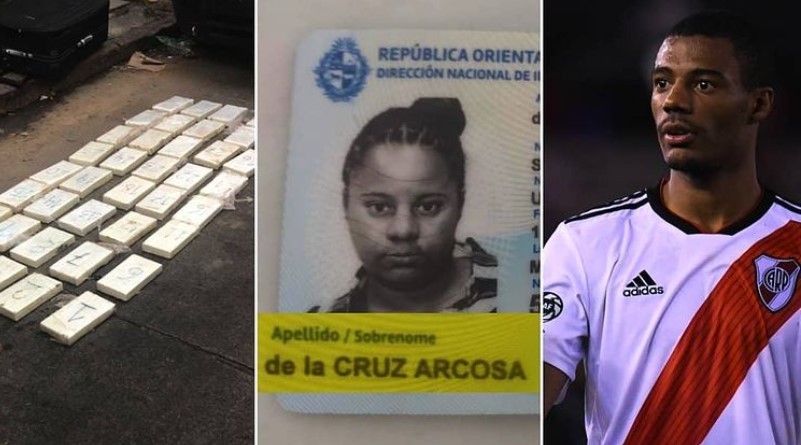 Detuvieron a la hermana del jugador de River, De La Cruz con 40 kilos de cocaína | Actualidad