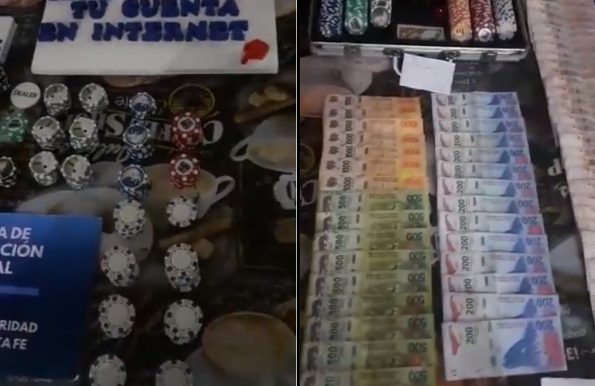 Rosario: allanan un casino ilegal y secuestran dinero, máquinas y una ametralladora | Actualidad