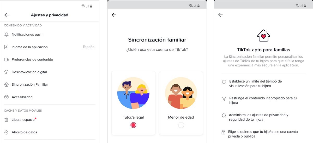 Cómo hacer funcionar la sincronización familiar en Tik Tok | Tecno