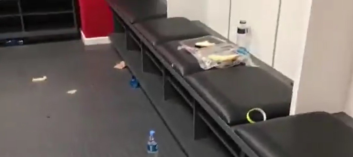 "Así no": Estudiantes publicó un video para mostrar cómo dejó el vestuario San Lorenzo | Deportes