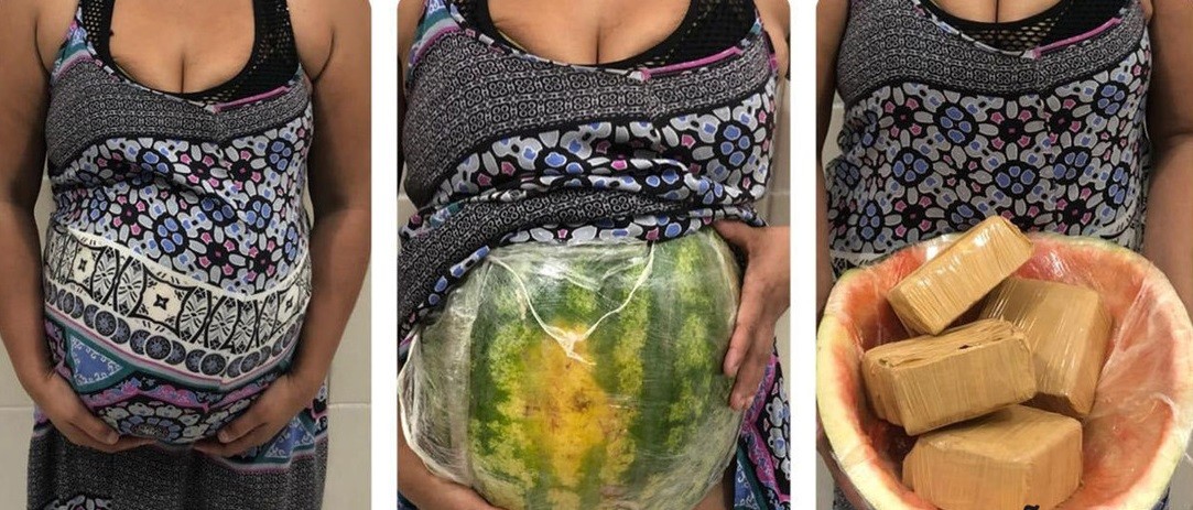 Con una sandía, simulaba un embarazo y transportaba cocaína | Internacionales