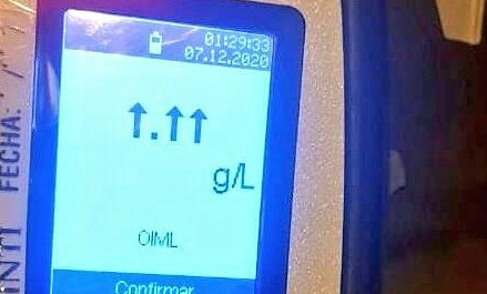 Insólito: Conductor estaba tan ebrio que superó los límites del alcoholímetro | Actualidad