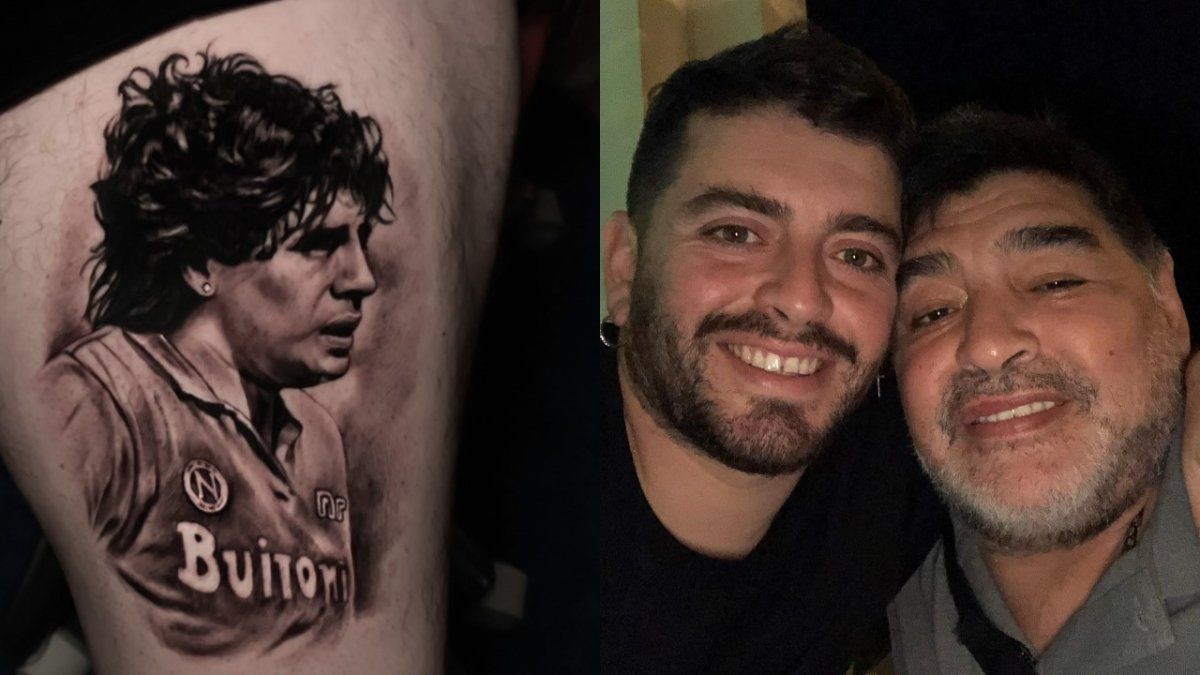 Diego Junior homenajeó a su papá con un tatuaje | Actualidad