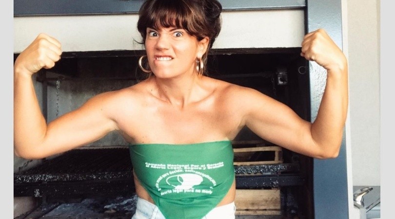 Video: el baile de Griselda Siciliani para apoyar la legalización del aborto | Actualidad