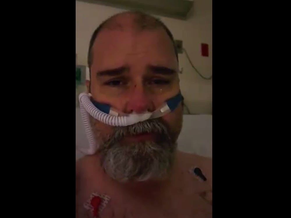 Video dramático: el relato de un enfermo de coronavirus que estaba en contra del barbijo | Internacionales