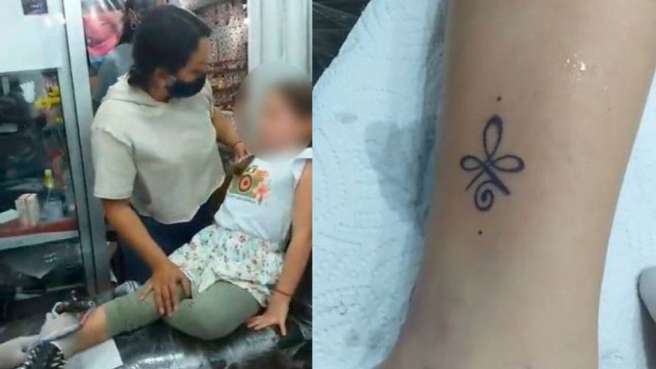 Polémica por una madre que obliga a su hija de 7 años a tatuarse: "Acostúmbrate que no te va a doler" | Internacionales