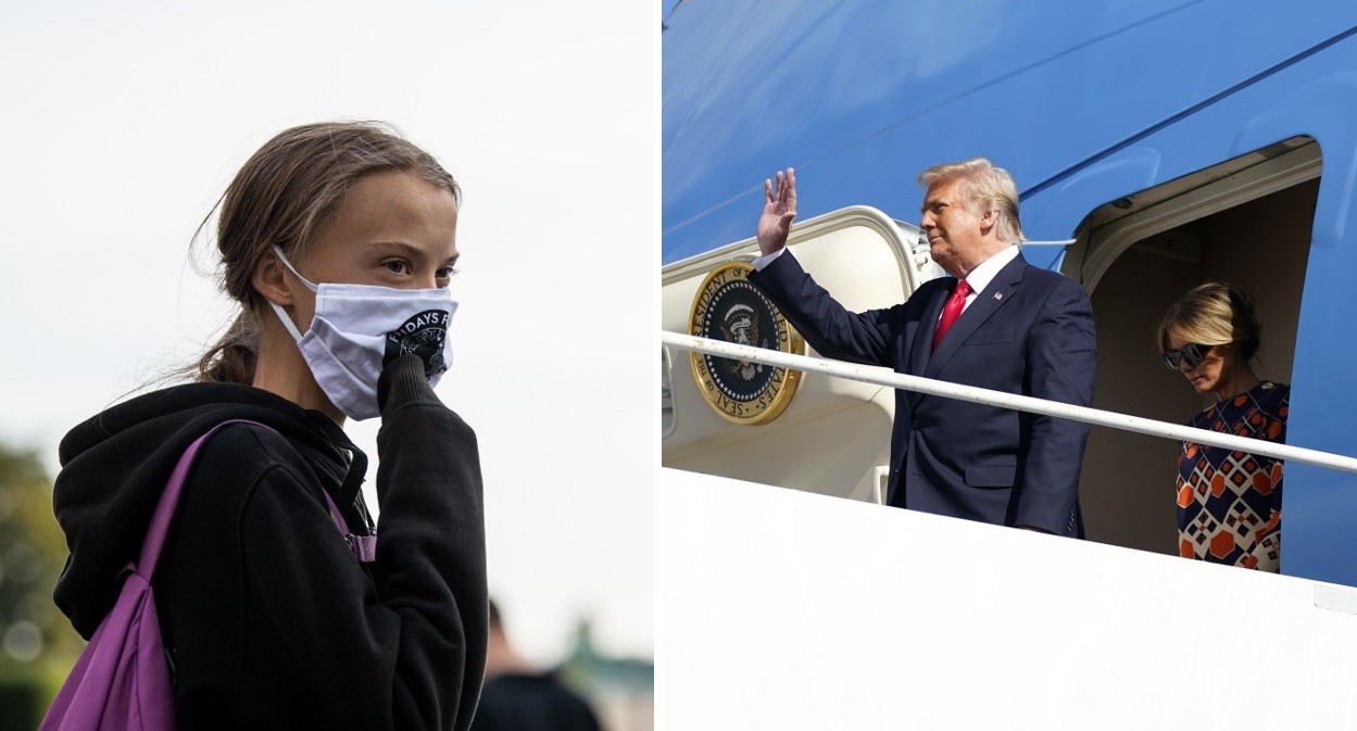 El sarcasmo de Greta Thunberg ante la partida de Trump: "Parece un anciano muy feliz" | Internacionales