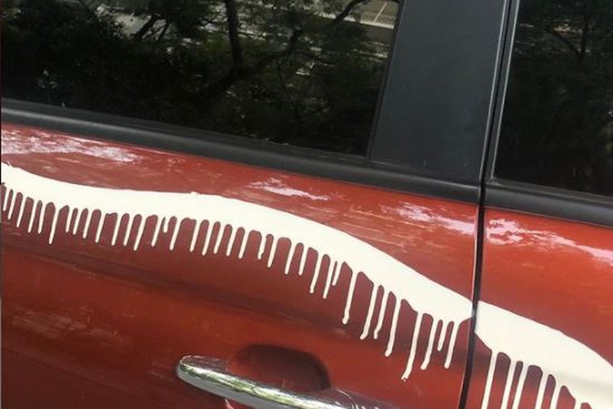 Le tiraron pintura al auto de la hija de Ricardo Darín por estacionar mal | Actualidad