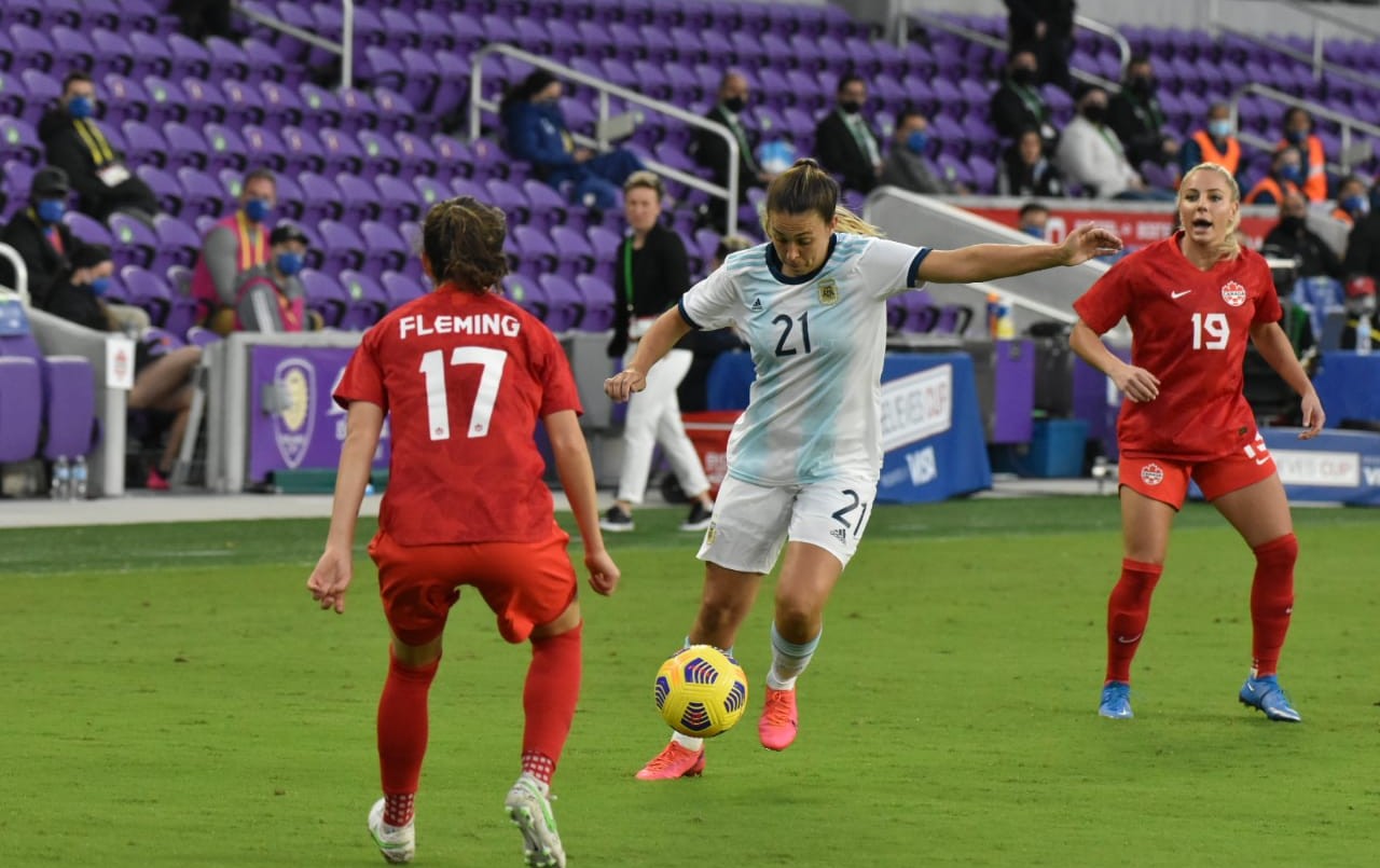Argentina cayó nuevamente en su segunda presentación en la She Believes Cup ante Canadá | Deportes