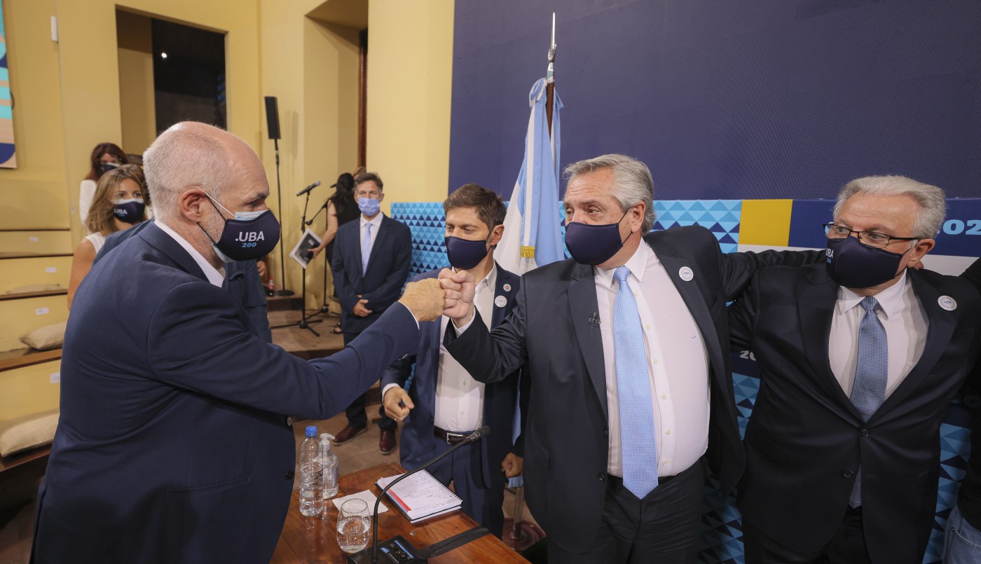 Alberto Fernández volvió a mostrarse con Larreta y Kicillof | Política