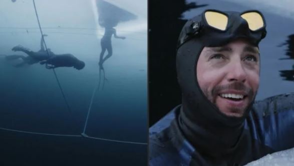 Un francés establece récord mundial de apnea bajo hielo | Deportes