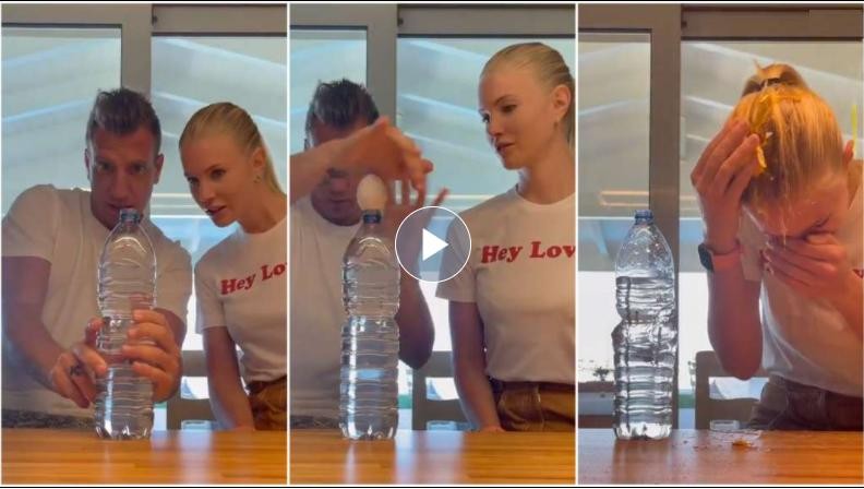 Video: la broma pesada de Maxi López a su novia sueca por la que le pegaron duro en las redes sociales | Espectáculos