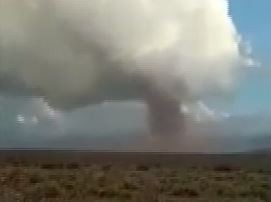 Video: grabaron un impresionante tornado en El Atuel | Clima, naturaleza y medio ambiente