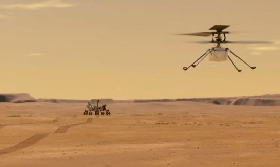 El helicóptero Ingenuity logró realizar en Marte el primer vuelo propulsado en otro planeta | Internacionales